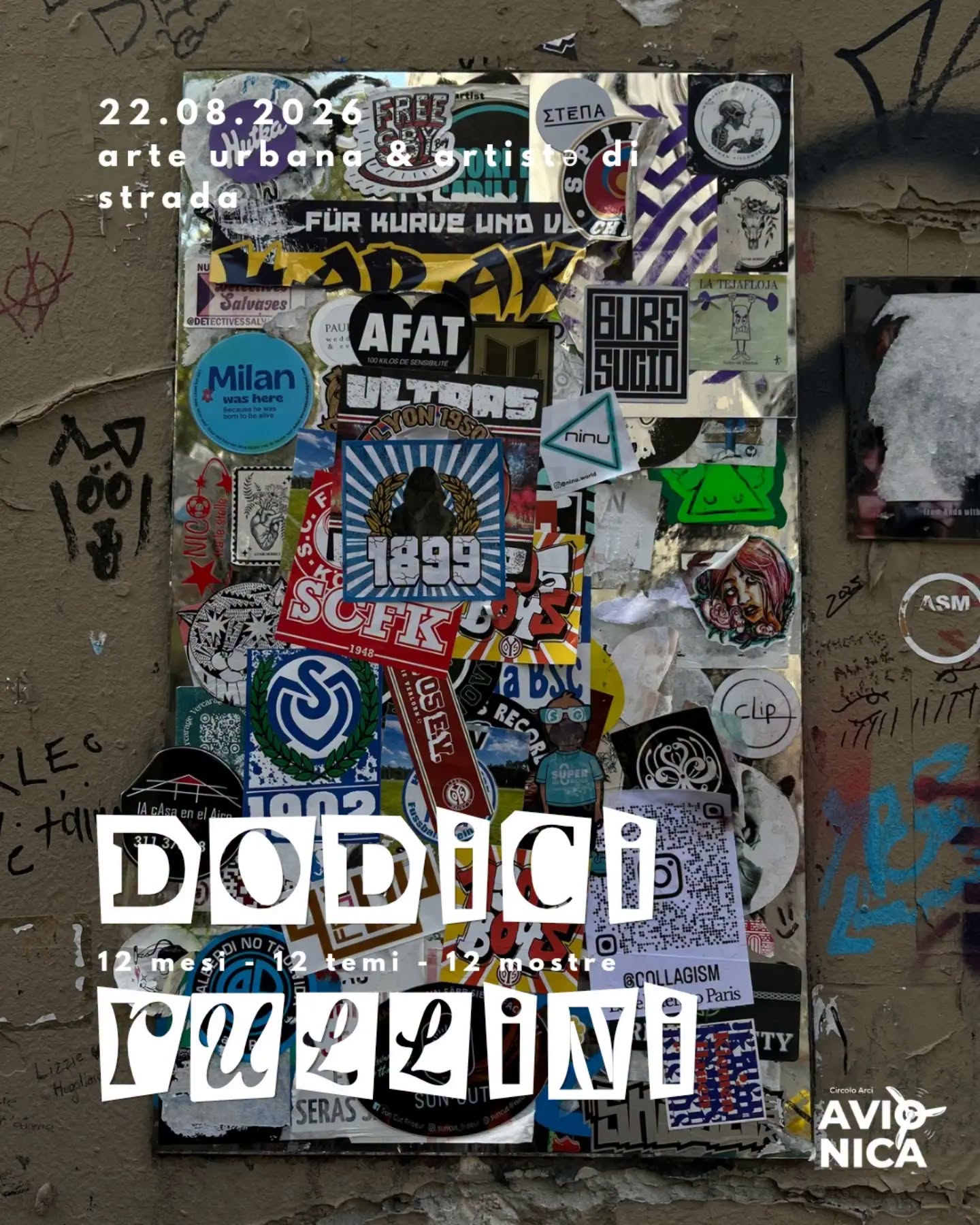 Locandina di DODICI 12 mesi - 12 temi - 12 mostre