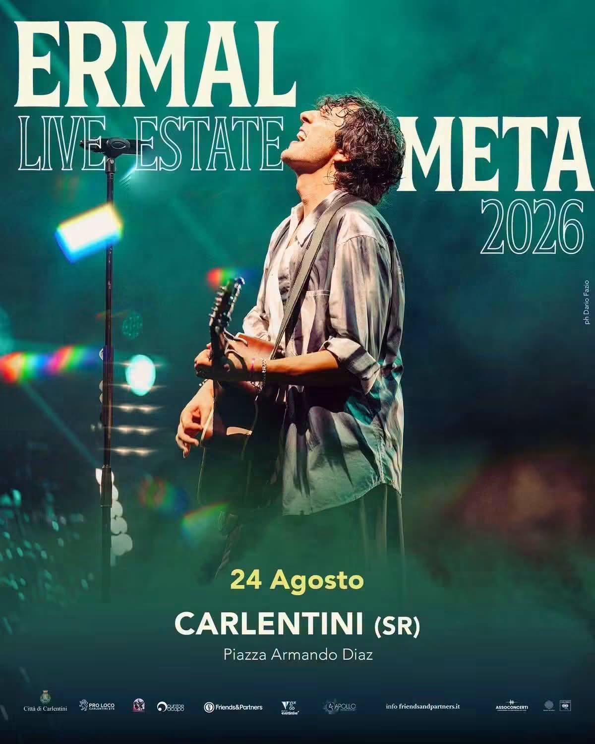 Locandina di ERMAL LIVE ESTATE META