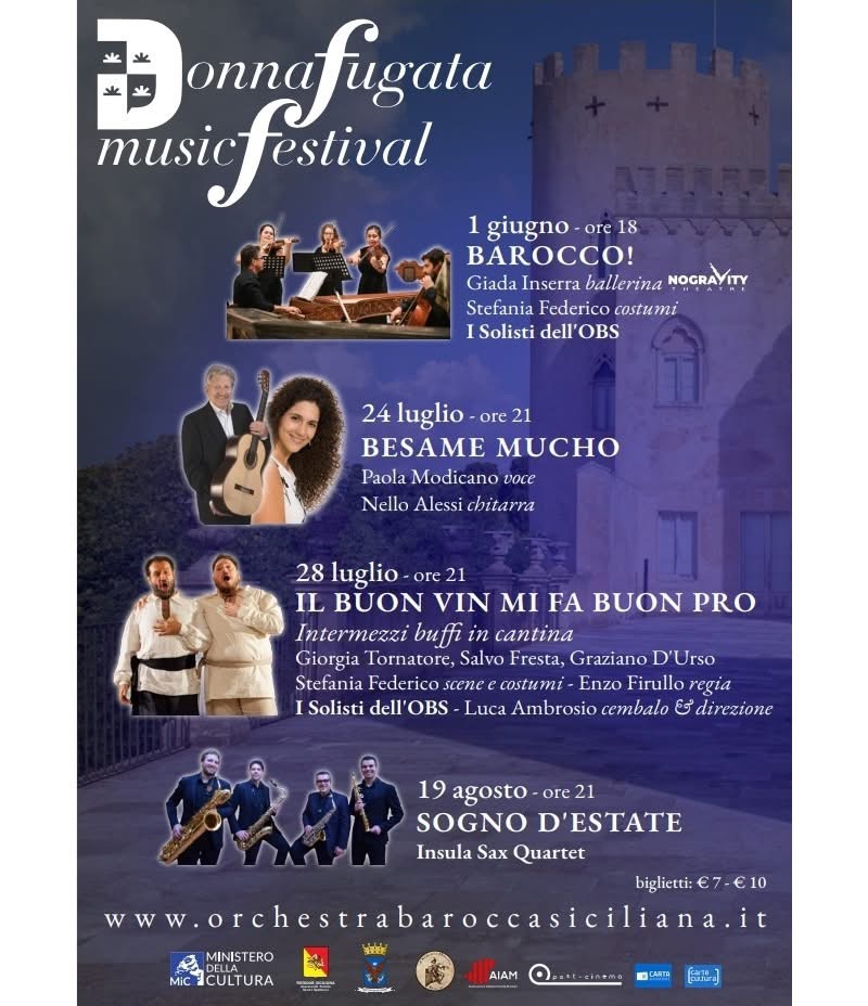 Locandina di Donnafugata music festival