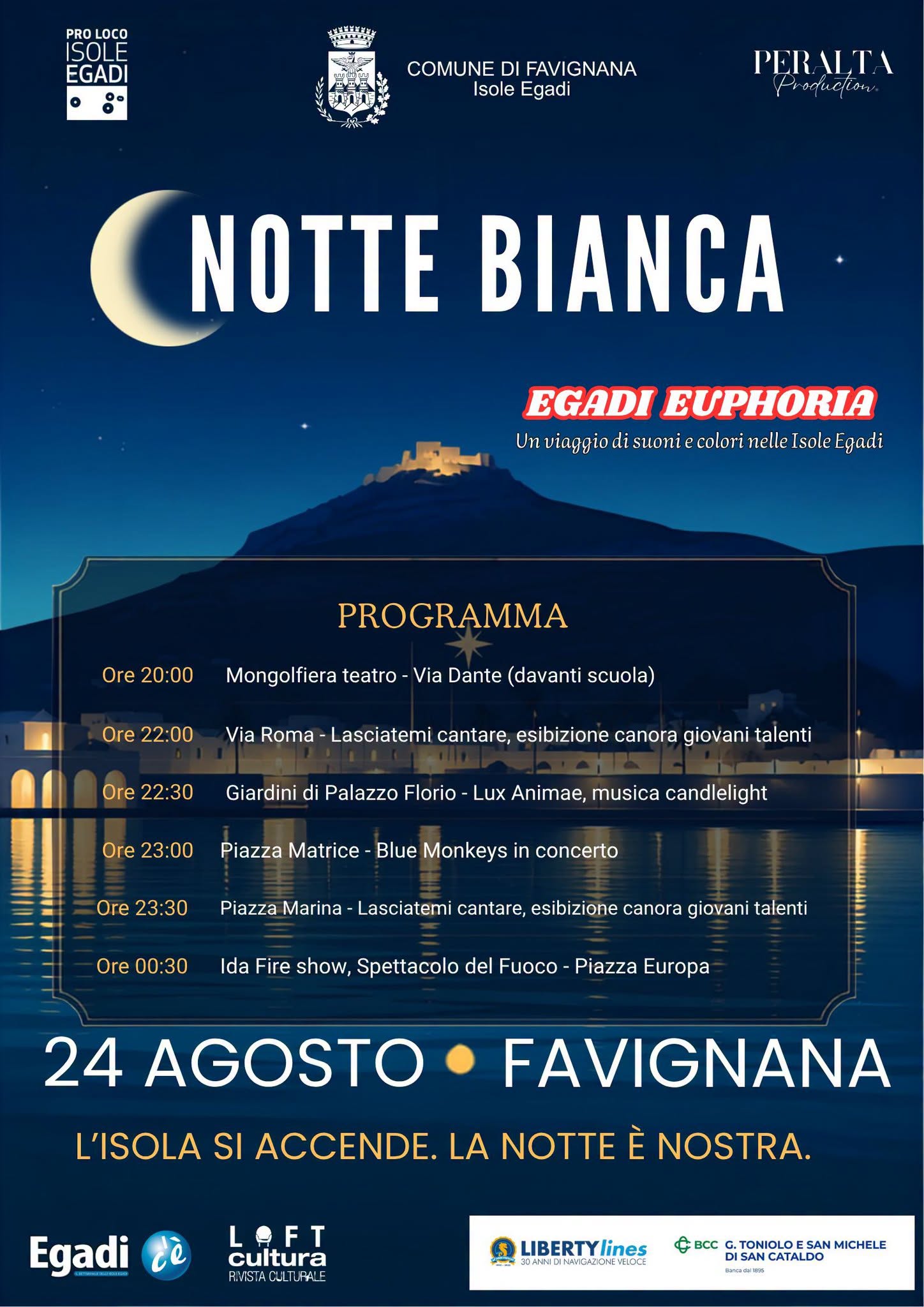 Locandina di Notte Bianca – Egadi Euphoria