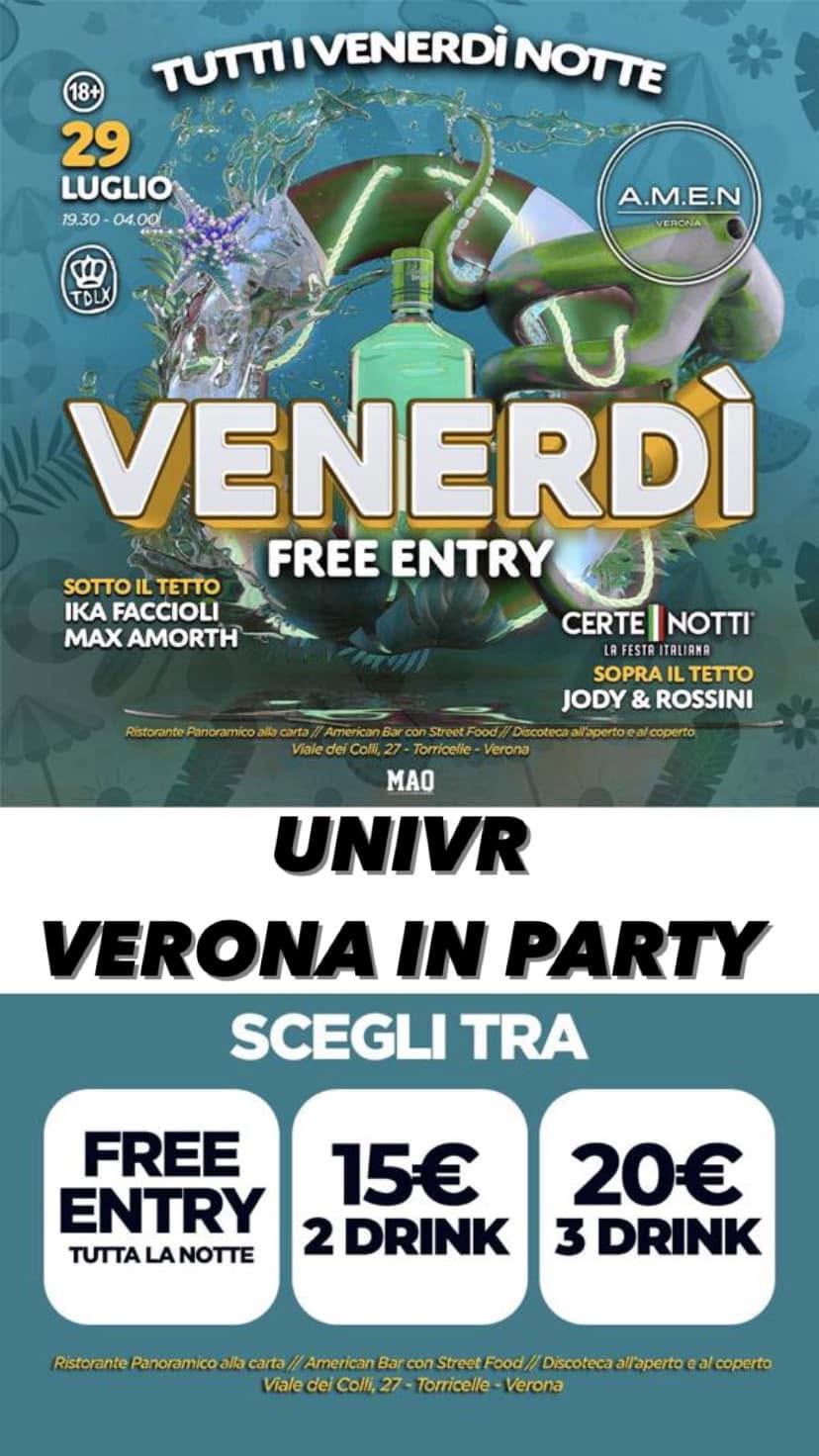Locandina di TUTTI I VENERDÌ NOTTE