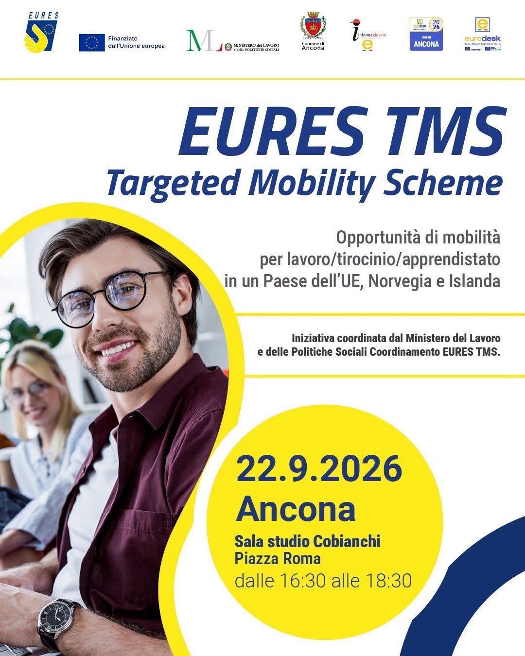 Locandina di Opportunità di mobilità per lavoro/tirocinio/apprendistato in un Paese dell’UE, Norvegia e Islanda