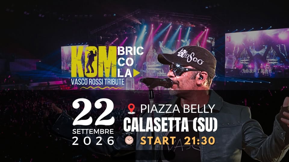 Locandina di KOMbriccola Vasco Tribute Show